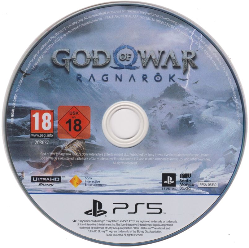 Media for God of War: Ragnarök (Launch Edition) (PlayStation 5)