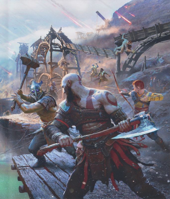 Inside Cover for God of War: Ragnarök (Launch Edition) (PlayStation 5): Right