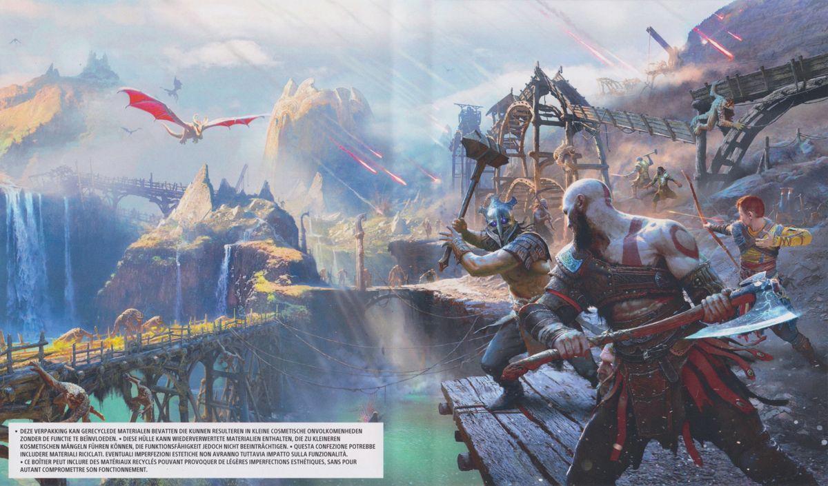 Inside Cover for God of War: Ragnarök (Launch Edition) (PlayStation 5): Complete