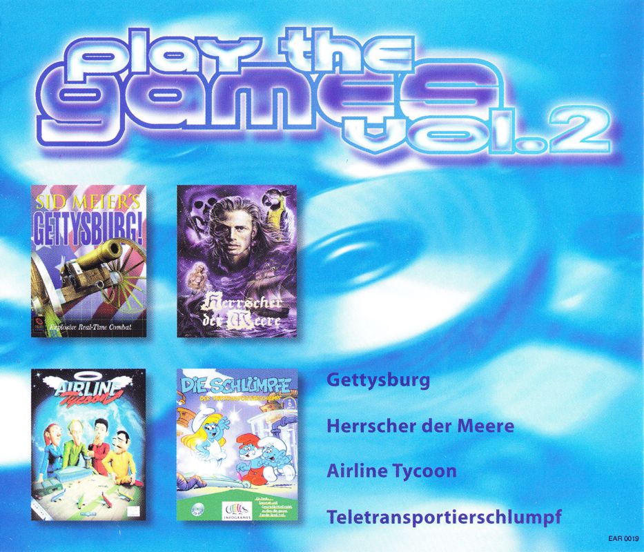 Play the Games Vol. 2 cover or packaging material MobyGames