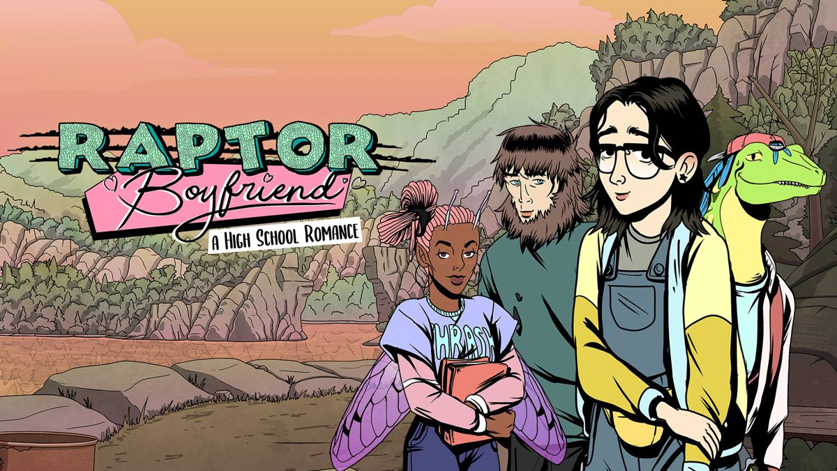 Front Cover for Raptor Boyfriend: A High School Romance (Nintendo Switch) (download release)
