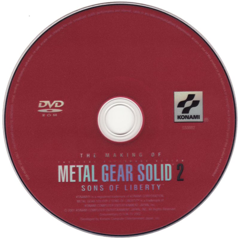 Extras for Metal Gear Solid 2: Sons of Liberty (PlayStation 2): The Making of MGS2