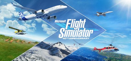 Front Cover for Microsoft Flight Simulator (Windows) (Steam release): 40th Anniversary Edition version