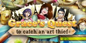 Front Cover for Grace's Quest: To Catch An Art Thief (Windows) (GameHouse release)