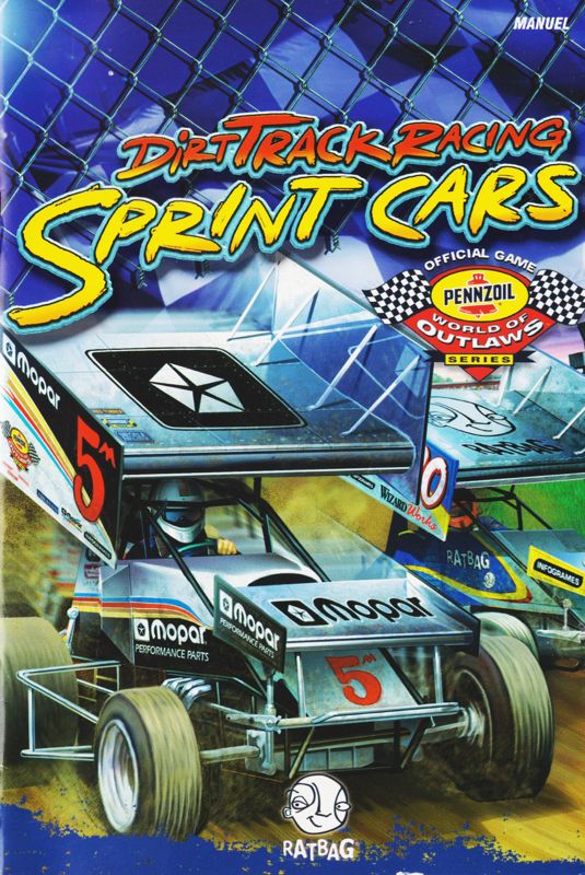Manual for Dirt Track Racing: Sprint Cars (Windows): Front (32-page)