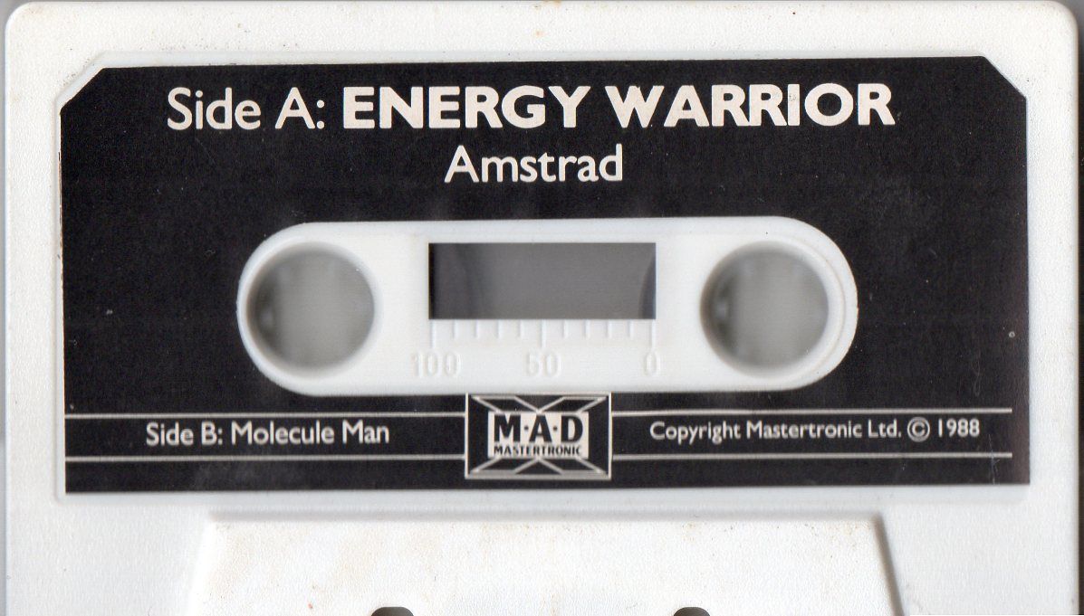 Media for Energy Warrior + Molecule Man (Amstrad CPC)