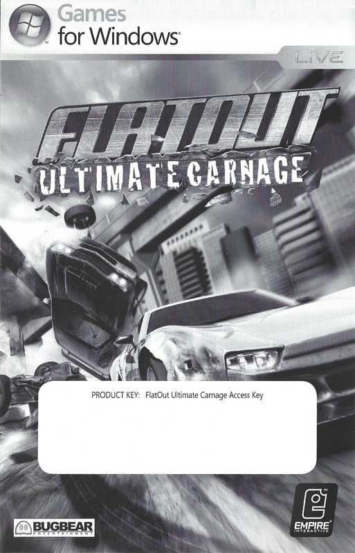 Extras for FlatOut: Ultimate Carnage (Windows): Live Access