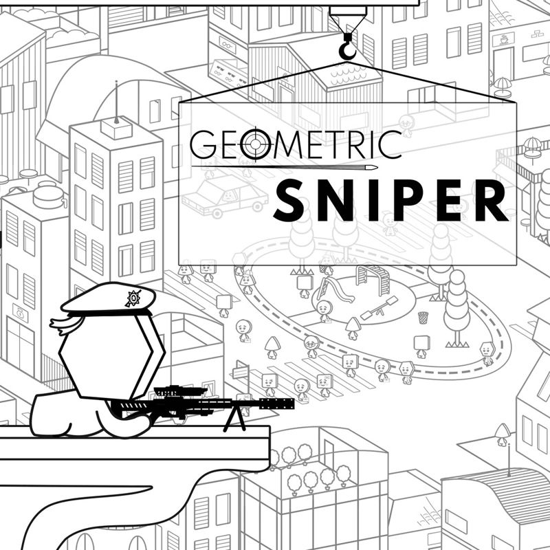 Front Cover for Geometric Sniper (PlayStation 4 and PlayStation 5) (download release)