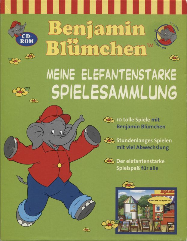 Front Cover for Benjamin Blümchen: Meine elefantenstarke Spielesammlung (Macintosh and Windows)