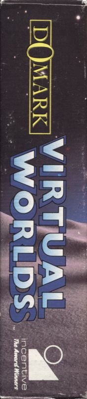 Spine/Sides for Virtual Worlds: The 3D Game Collection (Atari ST): Front - Right