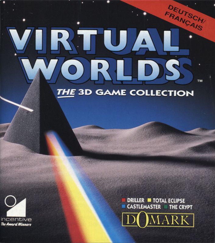 Manual for Virtual Worlds: The 3D Game Collection (Atari ST): Front