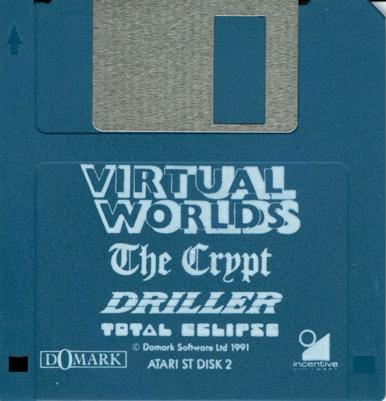Media for Virtual Worlds: The 3D Game Collection (Atari ST): <i>Castle Master II: The Crypt</i>, <i>Driller</i>, <i>Total Eclipse</i>