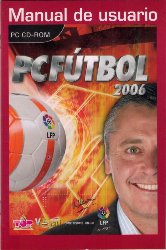 Manual for PC Fútbol 2006 (Windows): Front
