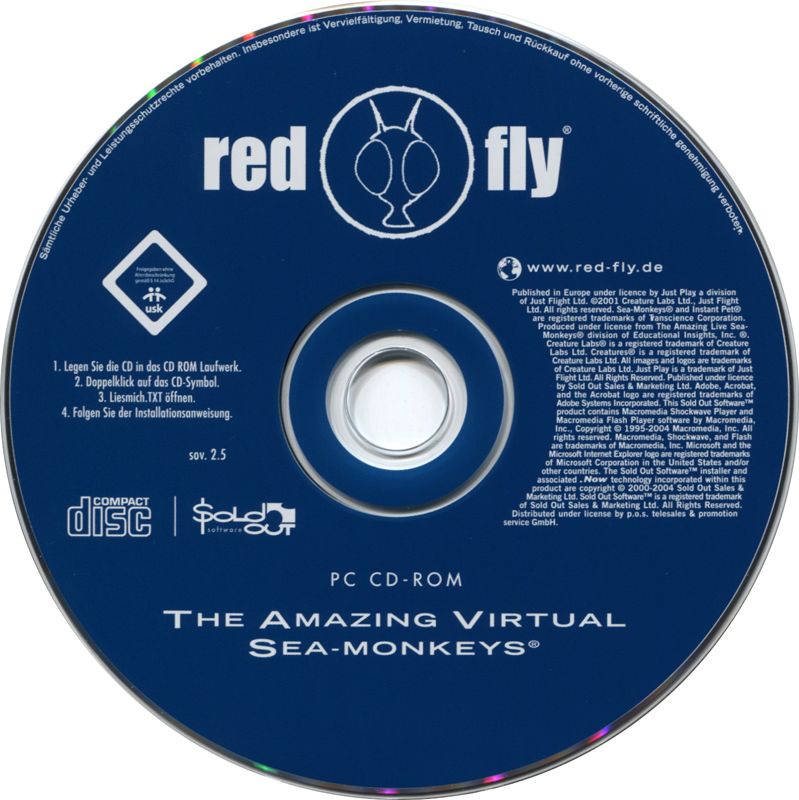 Media for The Amazing Virtual Sea-Monkeys (Windows) (Red Fly release)