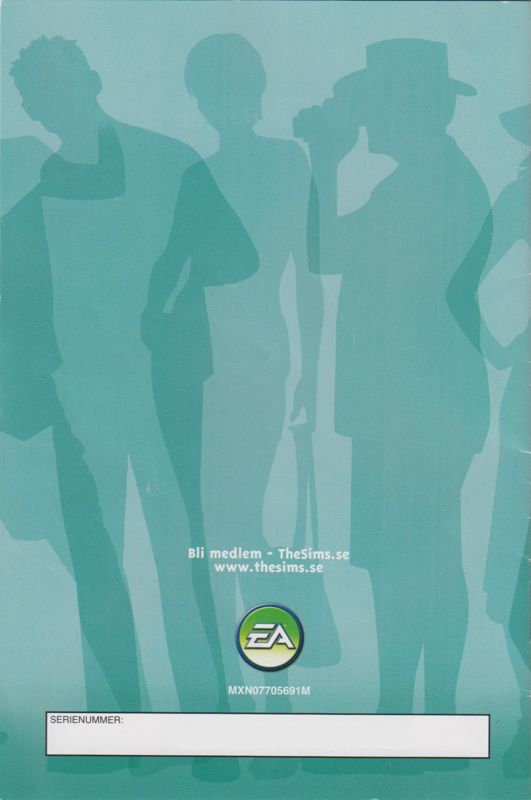 Manual for The Sims 2: Bon Voyage (Windows): Back