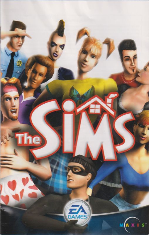 Manual for The Sims (PlayStation 2): Front