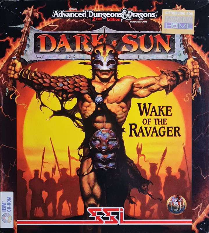 Front Cover for Dark Sun: Wake of the Ravager (DOS)
