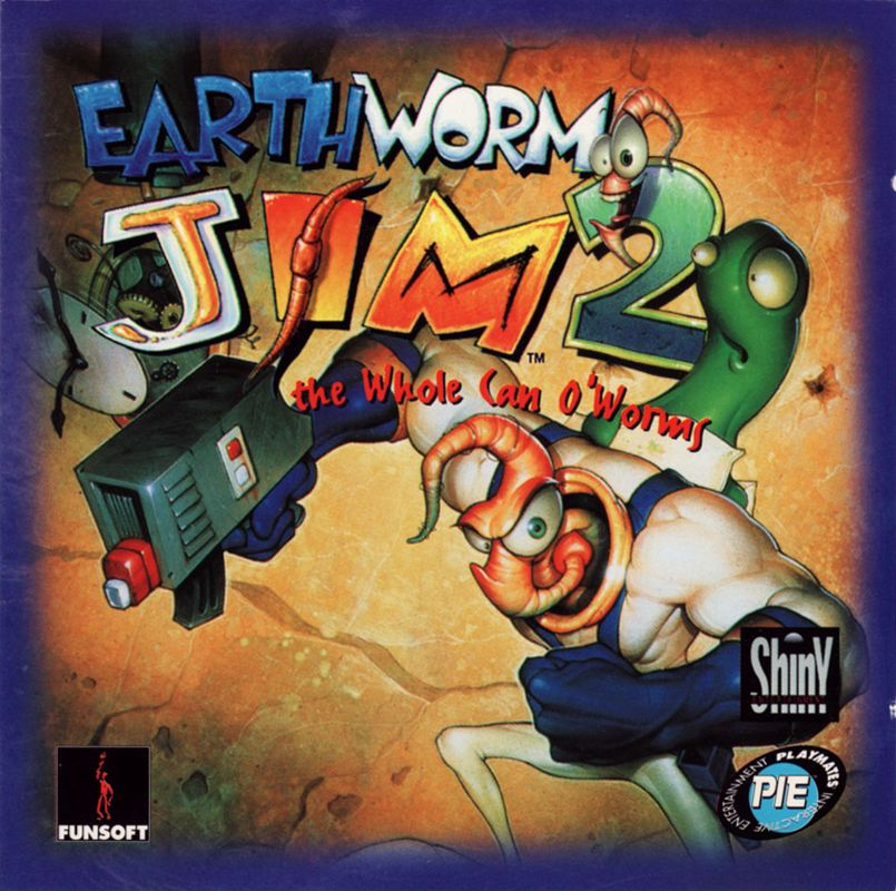 Other for Earthworm Jim 1 & 2: The Whole Can 'O Worms (DOS): Jewel Case - Front