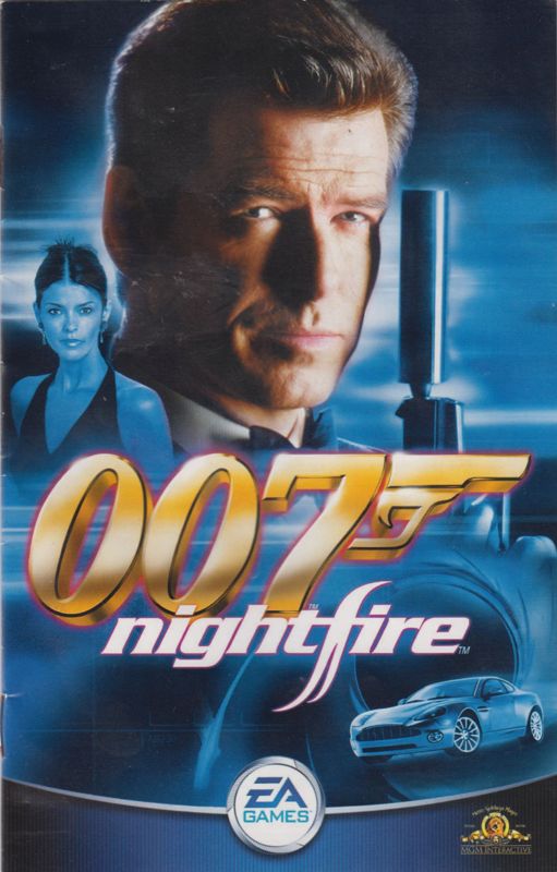 Manual for 007: Nightfire (PlayStation 2) (Platinum release): Front