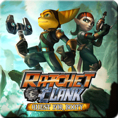 Front Cover for Ratchet & Clank Future: Quest for Booty (PlayStation 3) (PSN release)