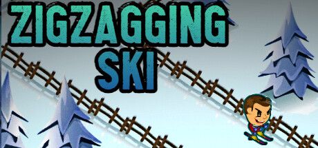 Front Cover for ZigZagging Ski (Windows) (Steam release)
