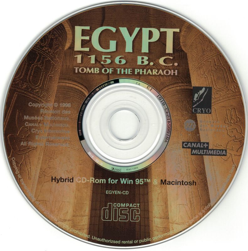Media for Egypt 1156 B.C.: Tomb of the Pharaoh (Macintosh and Windows)