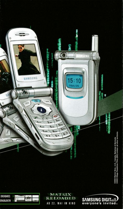 Advertisement for Enter the Matrix (Xbox): Side A - Folded Page 3