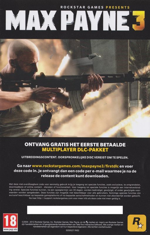 Other for Max Payne 3 (Windows): First DLC for Free Flyer - Front