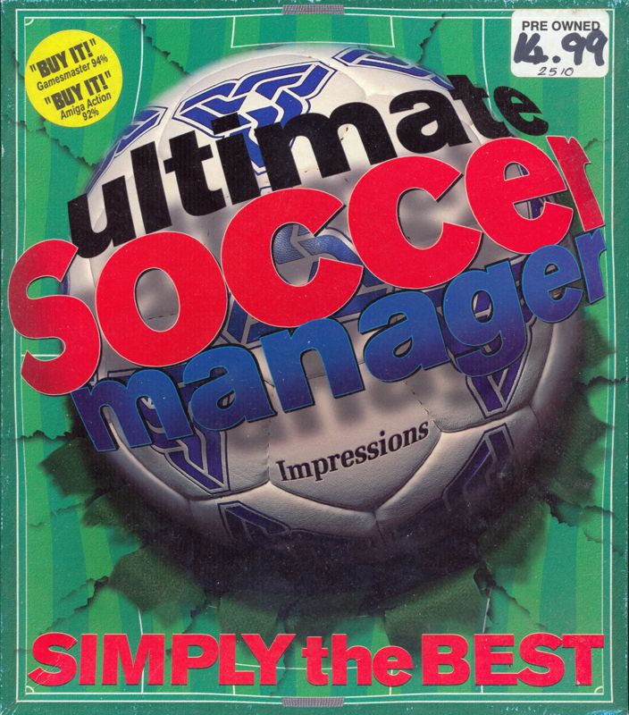 Front Cover for Ultimate Soccer Manager (Amiga)