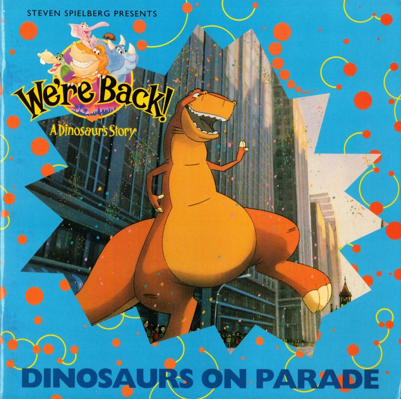 Extras for We're Back!: A Dinosaur's Story (DOS): Storybook - Front