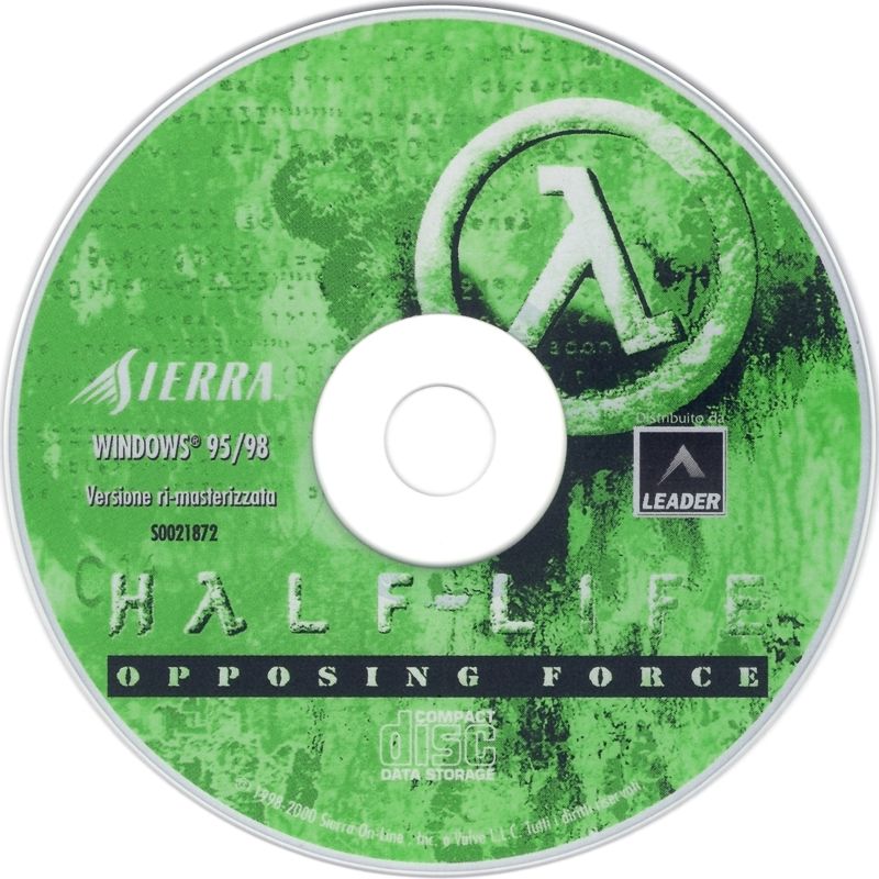 Media for Half-Life: Platinum (Windows): Half-Life: Opposing Force Disc