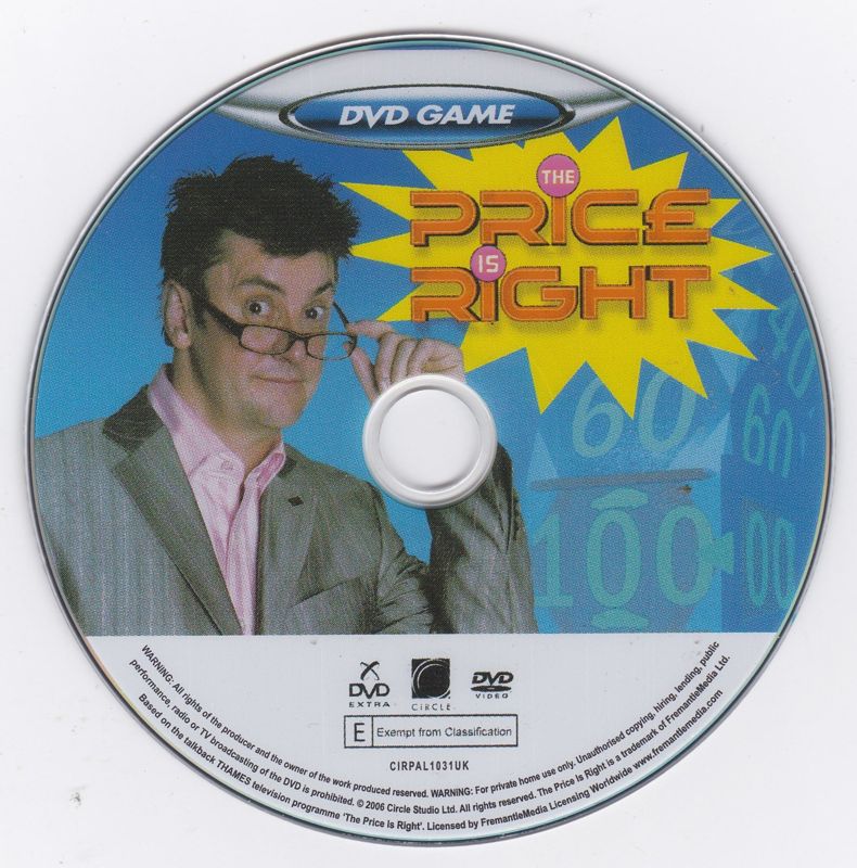 Media for The Price Is Right With Your Host: Joe Pasquale (DVD Player)