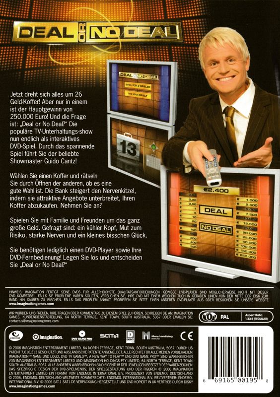 Deal or No Deal The Interactive DVD Game Show cover or packaging