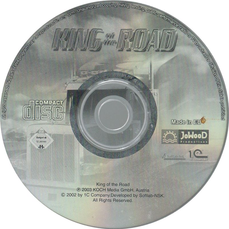 Media for King of the Road (Windows) (re-release)