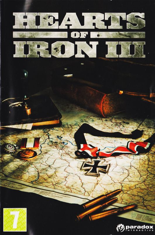 Manual for Hearts of Iron III (Windows): Front (104-page)