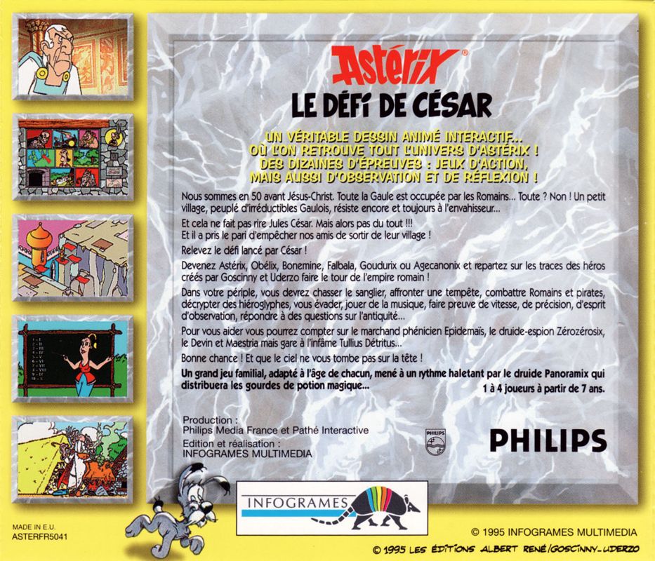 Astérix: Caesar's Challenge cover or packaging material - MobyGames