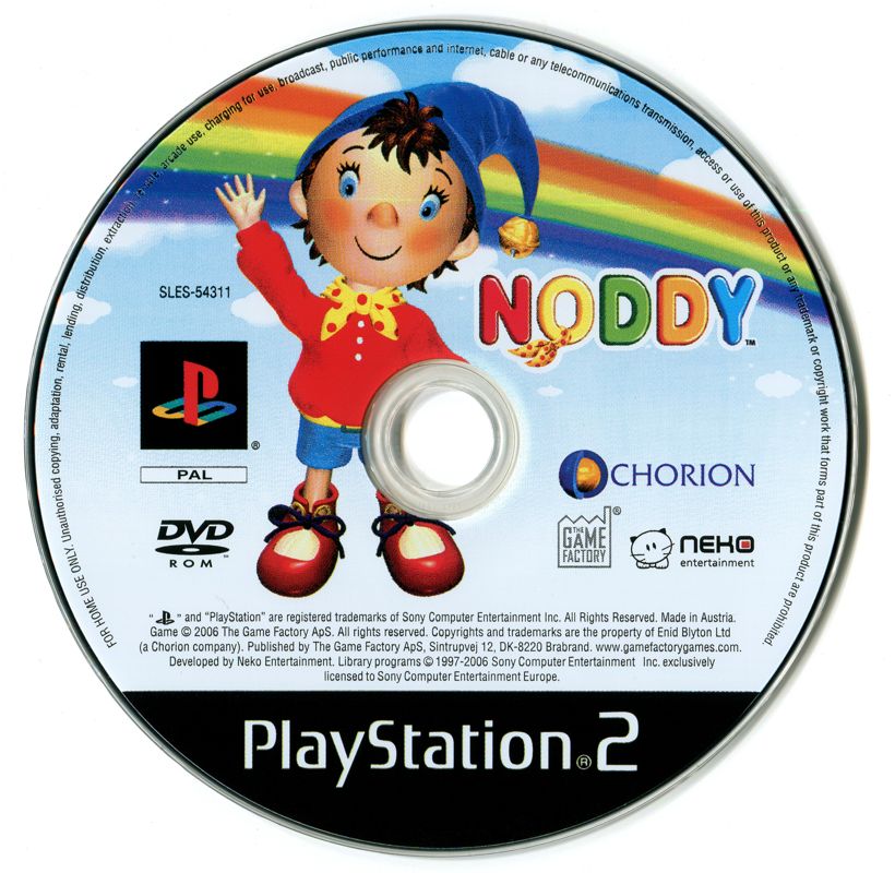 Media for Noddy and the Magic Book (PlayStation 2)