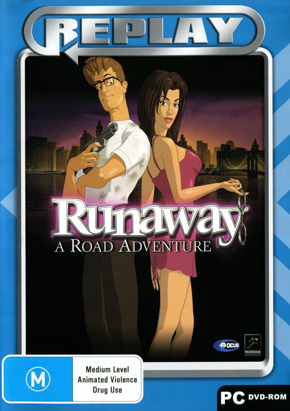 Front Cover for Runaway: A Road Adventure (Windows) (Replay release)