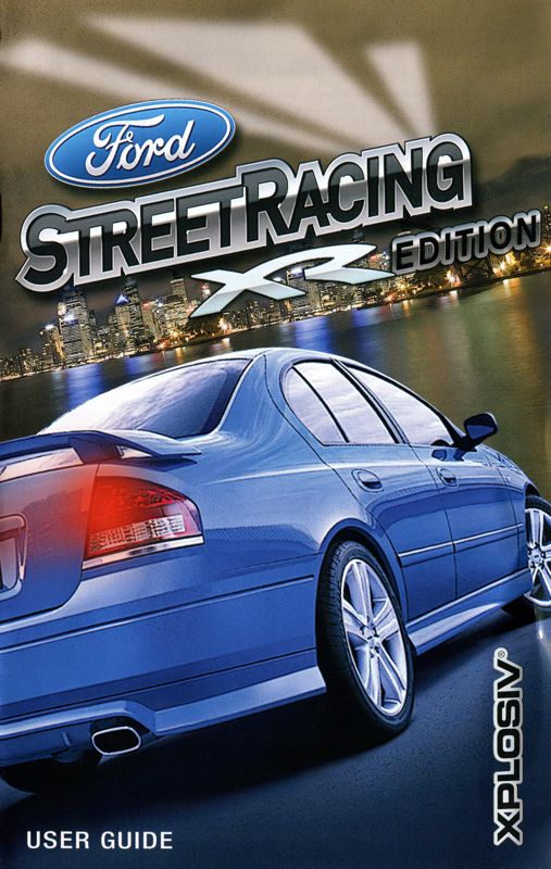 Manual for Ford Street Racing: XR Edition (PlayStation 2): Front