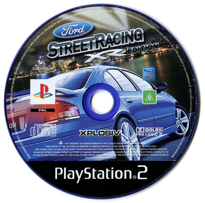 Media for Ford Street Racing: XR Edition (PlayStation 2)
