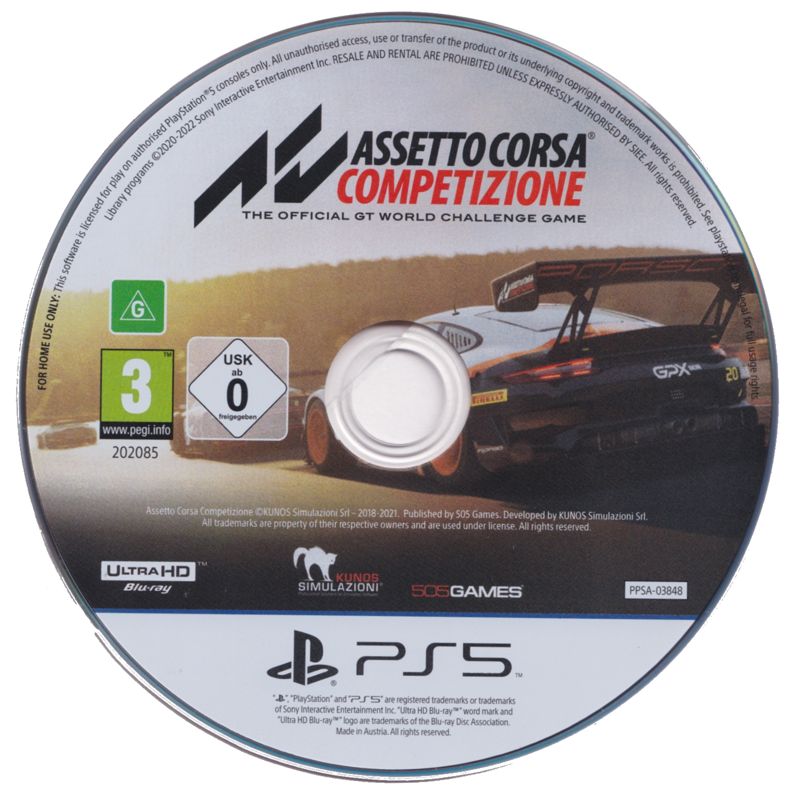 Assetto Corsa: Competizione (Day One Edition) cover or packaging