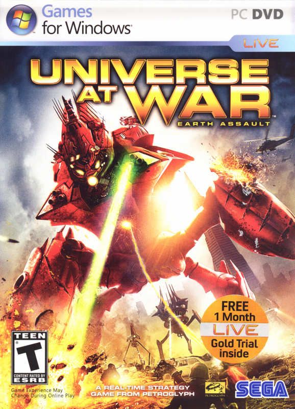 Front Cover for Universe at War: Earth Assault (Windows)