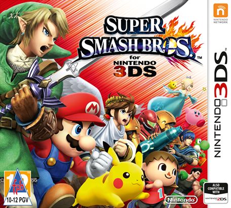 Front Cover for Super Smash Bros. for Nintendo 3DS (Nintendo 3DS) (download release)