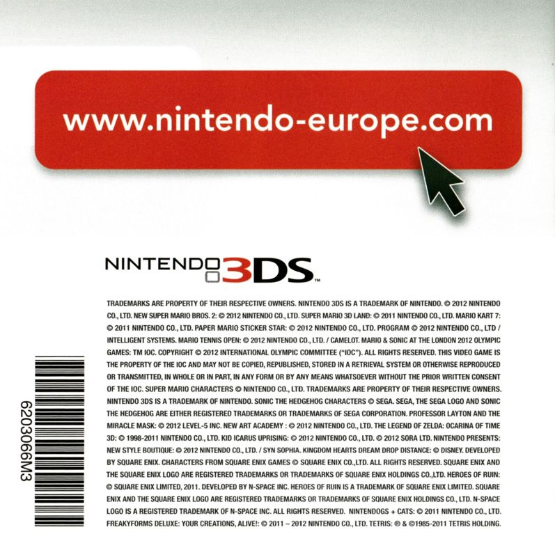 Advertisement for Style Savvy: Trendsetters (Nintendo 3DS): Back