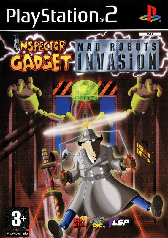 Front Cover for Inspector Gadget: Mad Robots Invasion (PlayStation 2)