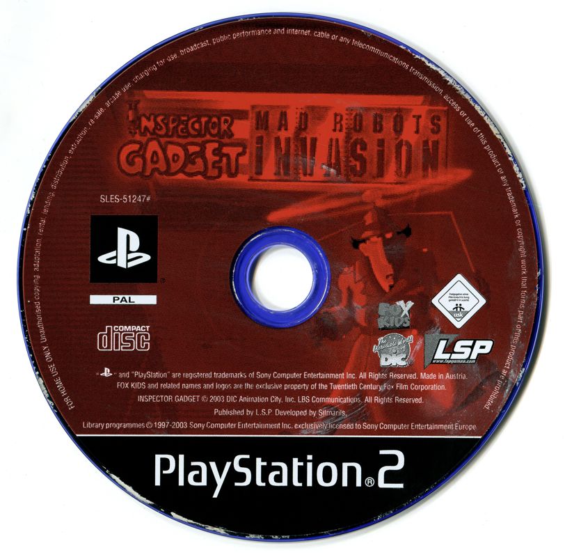Media for Inspector Gadget: Mad Robots Invasion (PlayStation 2)