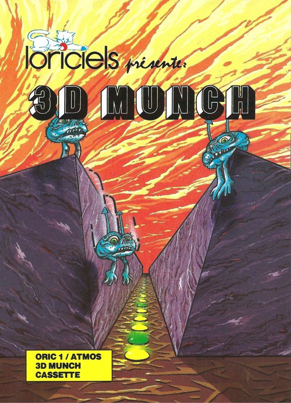 Front Cover for 3D Munch (Oric)
