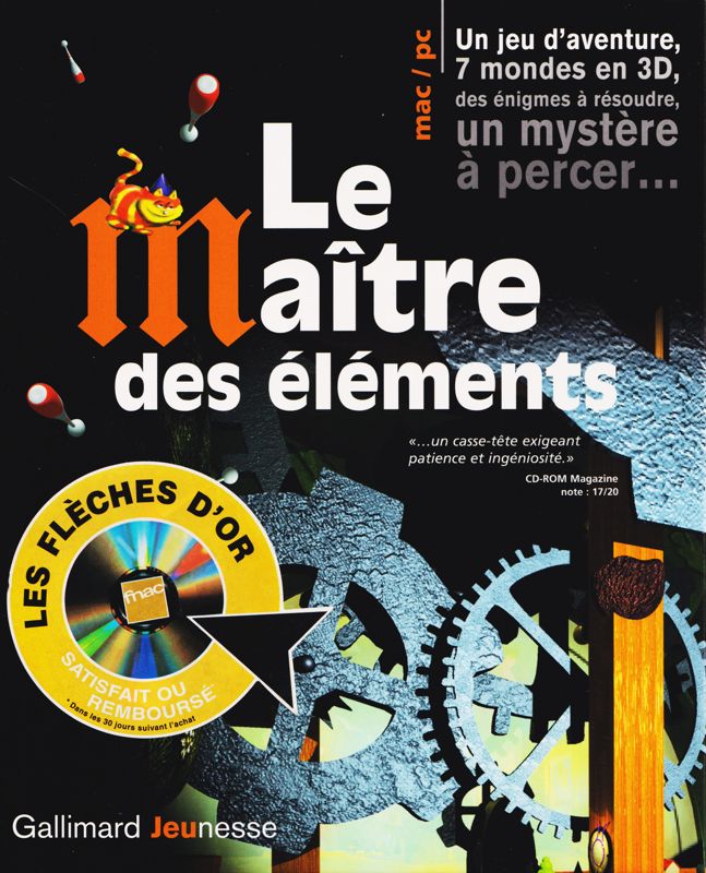 Front Cover for Masters of the Elements (Macintosh and Windows) (Les Flèches d'Or release (FNAC))