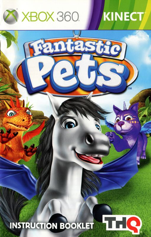 Manual for Fantastic Pets (Xbox 360): Front