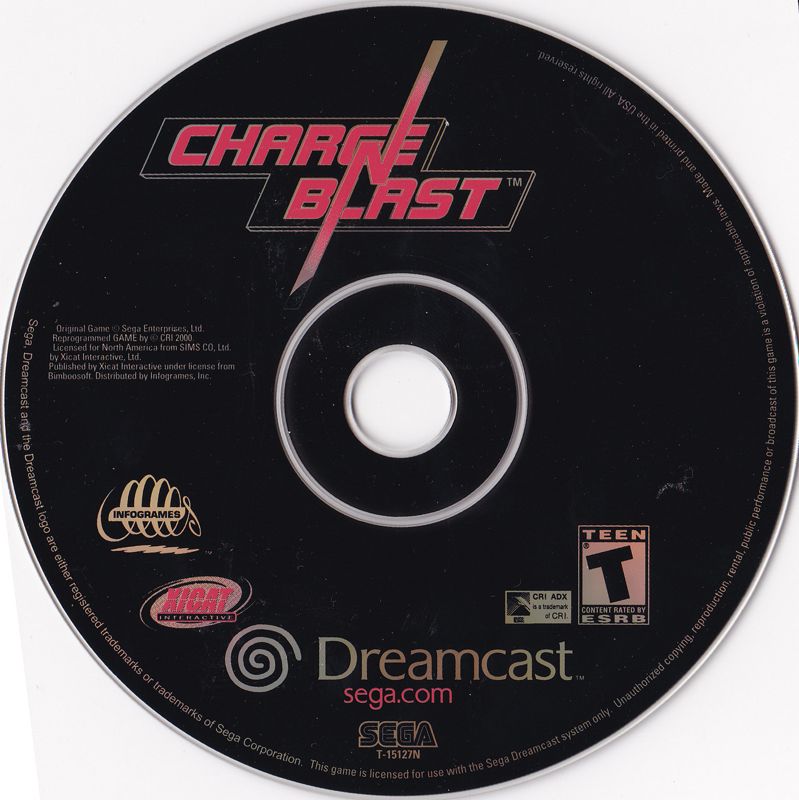 Media for Charge 'n Blast (Dreamcast)